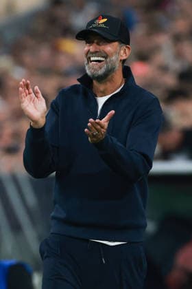 UEFA Nations League 26 27 Germany vs. Serbia on October 1, 2026, at the Allianz Arena in Munich. Coach Jürgen Juergen Jurgen Klopp. Germany is satisfied; clapping, applause. MH
