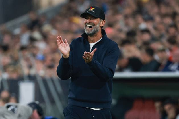 UEFA Nations League 26 27 Germany vs. Serbia on October 1, 2026, at the Allianz Arena in Munich. Coach Jürgen Juergen Jurgen Klopp. Germany is satisfied; clapping, applause, cheers. MH