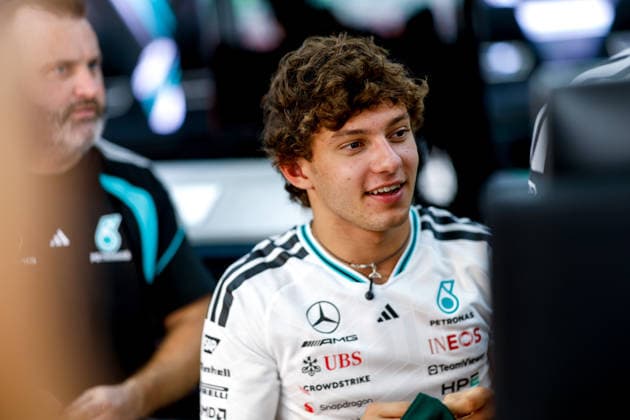 F1 - BAHRAIN GRAND PRIX IN MALAYSIA 2026 KIMI ANTONELLI Andrea (ita), Mercedes AMG F1 Team W16, portrait during the 2026 Formula 1 Bahrain Grand Prix in Malaysia, 16th round of the 2026 Formula One World Championship, WM, Weltmeisterschaft from October 2 to 4, 2026 on the Sepang International Circuit, in Sepang, Malaysia - SepangMalaysia Copyright: xDPPIx