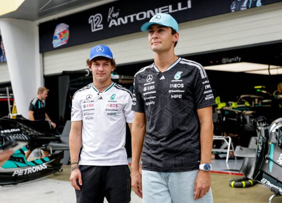 F1 - BAHRAIN GRAND PRIX IN MALAYSIA 2026 KIMI ANTONELLI Andrea (ita), Mercedes AMG F1 Team W16, portrait during the 2026 Formula 1 Bahrain Grand Prix in Malaysia, 16th round of the 2026 Formula One World Championship, WM, Weltmeisterschaft from October 2 to 4, 2026 on the Sepang International Circuit, in Sepang, Malaysia - SepangMalaysia Copyright: xDPPIx
