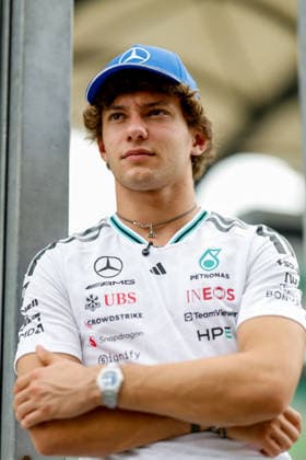 F1 - BAHRAIN GRAND PRIX IN MALAYSIA 2026 KIMI ANTONELLI Andrea (ita), Mercedes AMG F1 Team W16, portrait during the 2026 Formula 1 Bahrain Grand Prix in Malaysia, 16th round of the 2026 Formula One World Championship, WM, Weltmeisterschaft from October 2 to 4, 2026 on the Sepang International Circuit, in Sepang, Malaysia - SepangMalaysia Copyright: xDPPIx