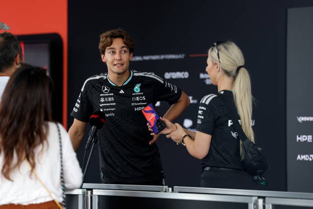 F1 - BAHRAIN GRAND PRIX IN MALAYSIA 2026 RUSSELL George (gbr), Mercedes AMG F1 Team W17, portrait during the 2026 Formula 1 Bahrain Grand Prix in Malaysia, 16th round of the 2026 Formula One World Championship, WM, Weltmeisterschaft from October 2 to 4, 2026 on the Sepang International Circuit, in Sepang, Malaysia - SepangMalaysia Copyright: xDPPIx