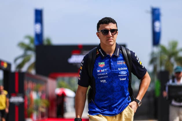 F1 - BAHRAIN GRAND PRIX IN MALAYSIA 2026 HADJAR Isack (fra), Red Bull Racing Ford RB22, portrait during the 2026 Formula 1 Bahrain Grand Prix in Malaysia, 16th round of the 2026 Formula One World Championship, WM, Weltmeisterschaft from October 2 to 4, 2026 on the Sepang International Circuit, in Sepang, Malaysia - SepangMalaysia  Copyright: xANTONINxVINCENTx