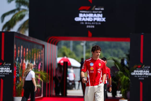F1 - BAHRAIN GRAND PRIX IN MALAYSIA 2026 LECLERC Charles (mco), Scuderia Ferrari SF-26, portrait during the 2026 Formula 1 Bahrain Grand Prix in Malaysia, 16th round of the 2026 Formula One World Championship, WM, Weltmeisterschaft from October 2 to 4, 2026 on the Sepang International Circuit, in Sepang, Malaysia - SepangMalaysia  Copyright: xANTONINxVINCENTx