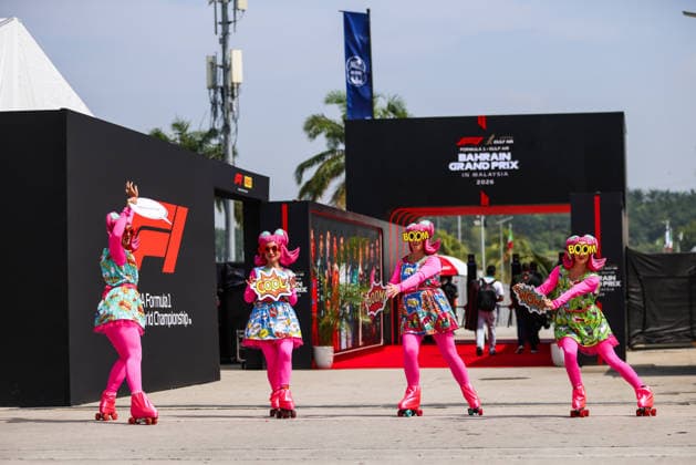 F1 - BAHRAIN GRAND PRIX IN MALAYSIA 2026 animation, illustration, ambiance during the 2026 Formula 1 Bahrain Grand Prix in Malaysia, 16th round of the 2026 Formula One World Championship, WM, Weltmeisterschaft from October 2 to 4, 2026 on the Sepang International Circuit, in Sepang, Malaysia - SepangMalaysia Copyright: xANTONINxVINCENTx