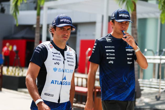 F1 - BAHRAIN GRAND PRIX IN MALAYSIA 2026 SAINZ Carlos (spa), Williams F1 Team FW48, ALBON Alexander (tha), Williams F1 Team FW48, portrait during the 2026 Formula 1 Bahrain Grand Prix in Malaysia, 16th round of the 2026 Formula One World Championship, WM, Weltmeisterschaft from October 2 to 4, 2026 on the Sepang International Circuit, in Sepang, Malaysia - SepangMalaysia  Copyright: xANTONINxVINCENTx
