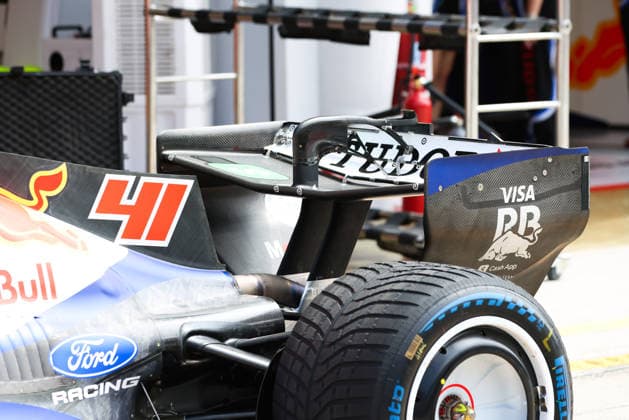 F1 - BAHRAIN GRAND PRIX IN MALAYSIA 2026 Visa Cash App RB F1 Team VCARB03, mechanical detail rear wing during the 2026 Formula 1 Bahrain Grand Prix in Malaysia, 16th round of the 2026 Formula One World Championship, WM, Weltmeisterschaft from October 2 to 4, 2026 on the Sepang International Circuit, in Sepang, Malaysia - SepangMalaysia  Copyright: xANTONINxVINCENTx