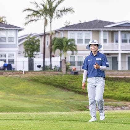 October 1, 2026, Honolulu, Hawaii, USA: SOMI LEE walks the fairway to her tee shot at the 2026 Lotte Championship at Hoakalei Country Club, Ewa Beach, Hawaii, USA. 2026 Lotte Championship Presented By Hoakalei  - ZUMAm310 20261001_zsp_m310_003 Copyright: xElliotxMilesx