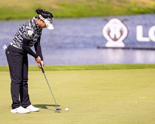October 1, 2026, Honolulu, Hawaii, USA: CHANETTEE WANNASAEN putts on the 18th green at the 2026 Lotte Championship at Hoakalei Country Club, Ewa Beach, Hawaii, USA. 2026 Lotte Championship Presented By Hoakalei - ZUMAm310 20261001_zsp_m310_013 Copyright: xElliotxMilesx