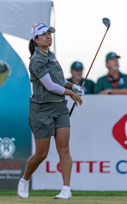 October 1, 2026, Honolulu, Hawaii, USA: 2024 Lotte Championship winner A LIM KIM tees off at the 1st tee on day 1 of the 2026 Lotte Championship at Hoakalei Country Club, Ewa Beach, Hawaii, USA. 2026 Lotte Championship Presented By Hoakalei  - ZUMAm310 20261001_zsp_m310_014 Copyright: xElliotxMilesx