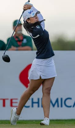 October 1, 2026, Honolulu, Hawaii, USA: PAJAREE ANANNARUKARN tees off at the 1st tee of day 1 of the 2026 Lotte Championship at Hoakalei Country Club, Ewa Beach, Hawaii, USA. 2026 Lotte Championship Presented By Hoakalei  - ZUMAm310 20261001_zsp_m310_015 Copyright: xElliotxMilesx