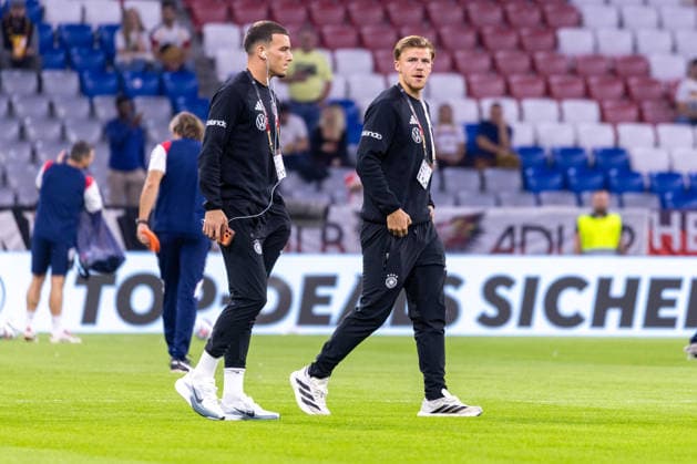 Soccer: UEFA Nations League 2026–2027, Matchday 3: Germany vs. Serbia at Allianz Arena, Munich—Said El Mala (Germany), 7; Vitaly Janet (Germany), 23 Copyright: xMichellexLukax