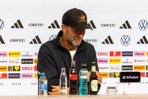 Jürgen Klopp, Germany s national team coach, at the postgame press conference following the Germany vs. Serbia match; Soccer: UEFA Nations League 2026–2027, Matchday 3: Germany vs. Serbia at the Allianz Arena in Munich Copyright: xMichellexLukax