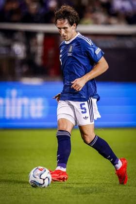 THESSALONIKI , 01-10-2026 , Toumba Stadium , season 2026 2027 , UEFA Nations League football , match between Greece and The Netherlands. picture shows Greece player Panagiotis Retsos Greece - Netherlands  x207801692x Copyright: