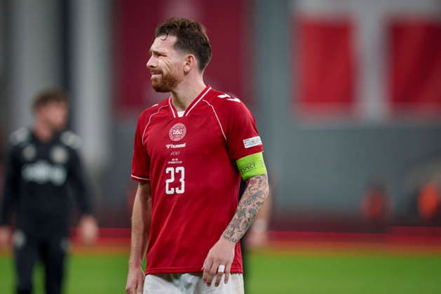 DENMARK Nations League: Denmark vs. Portugal. Denmark s Pierre-Emile Hojbjerg after the Nations League match between Denmark and Portugal at Parken, Thursday, October 1, 2026. Photo by Liselotte Sabroe, Ritzau Scanpix, Copenhagen, Denmark  Copyright: Ritzau Scanpix LiselottexSabroex spdk20261001-225352-L imago is entitled to issue a simple usage license at the time of provision. Personality and trademark rights as well as copyright laws regarding art-works shown must be observed. Commercial use at your own risk., Copenhagen Denmark