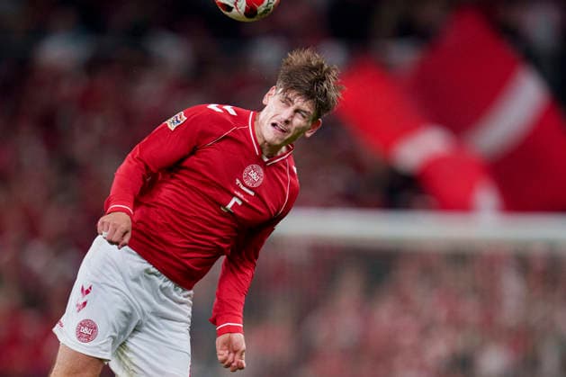 DENMARK Nations League Denmark vs. Portugal: Denmark s Joakim Maehle during the Nations League match between Denmark and Portugal at Parken, Thursday, October 1, 2026. Photo by Liselotte Sabroe, Ritzau Scanpix, Copenhagen, Denmark  Copyright: Ritzau Scanpix LiselottexSabroex spdk20261001-231757-L imago is entitled to issue a simple usage license at the time of provision. Personality and trademark rights as well as copyright laws regarding art-works shown must be observed. Commercial use at your own risk., Copenhagen Denmark
