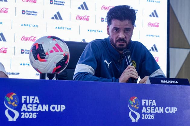 October 1, 2026, Bandung, West Java, Indonesia: Malaysian national team, Nationalteam player PAULO JOSUE spoke to the media at the post-match press conference, PK, Pressekonferenz after his team defeated the Singapore national team 6Ã¢â‚¬0 in the FIFA ASEAN Cup 2026 at Si Jalak Harupat Stadium in Bandung, Indonesia. FIFA ASEAN CUP 2026: MALAYSIA VS SINGAPORE: POST MATCH PRESS CONFERENCE  - ZUMAr272 0868363904st Copyright: xDimasxRachmatsyahx