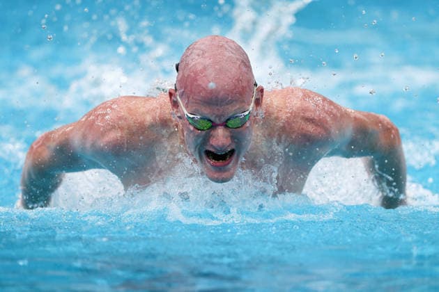 October 2, 2026, Sydney, Nsw, Australia: ROWAN CROTHERS competes in the Menâ€⠢s 100m butterfly MC heats during the 2026 Australian Short Course Championships. Swimming 2026: Australian Short Course Championships - ZUMAt173 20261002_zsp_t173_014 Copyright: xStephanexThomasx