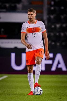 THESSALONIKI , 01-10-2026 , Toumba Stadium , season 2026 2027 , UEFA Nations League football , match between Greece and The Netherlands. picture shows Netherlands player Micky van de Ven Greece - Netherlands x207802475x Copyright: