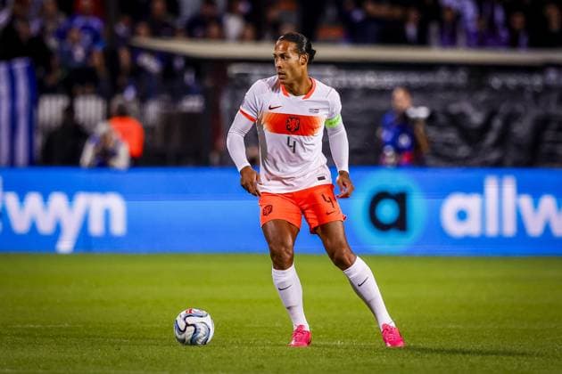 THESSALONIKI , 01-10-2026 , Toumba Stadium , season 2026 2027 , UEFA Nations League football , match between Greece and The Netherlands. picture shows Netherlands player Virgil van Dijk Greece - Netherlands x207802478x Copyright: