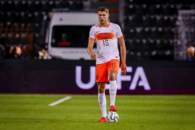 THESSALONIKI , 01-10-2026 , Toumba Stadium , season 2026 2027 , UEFA Nations League football , match between Greece and The Netherlands. picture shows Netherlands player Micky van de Ven Greece - Netherlands x207802476x Copyright:
