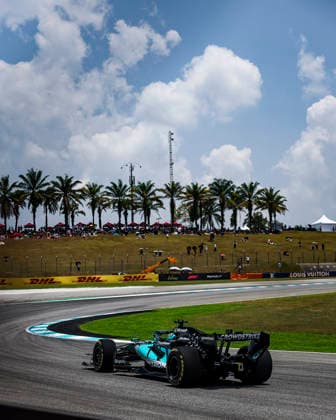 F1 - BAHRAIN GRAND PRIX IN MALAYSIA 2026 63 RUSSELL George (gbr), Mercedes AMG F1 Team W17, action during the 2026 Formula 1 Bahrain Grand Prix in Malaysia, 16th round of the 2026 Formula One World Championship, WM, Weltmeisterschaft from October 2 to 4, 2026 on the Sepang International Circuit, in Sepang, Malaysia - SepangMalaysia Copyright: xEricxAlonsox