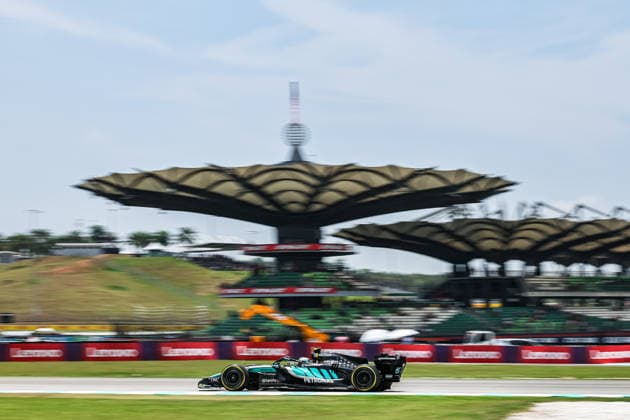 SEPANG, SGR - OCTOBER 02: Kimi Antonelli of Italy and Mercedes-AMG PETRONAS F1 Team in action during friday free practice of the Formula 1 Gulf Air Bahrain Grand Prix on October 02, 2026 held at Sepang International Circuit in Sepang, Malaysia. (Photo by Hazrin Yeob Men Shah Icon Sportswire) AUTO: OCT 02 F1 Bahrain Grand Prix in Malaysia EDITORIAL USE ONLY Icon3782610024554