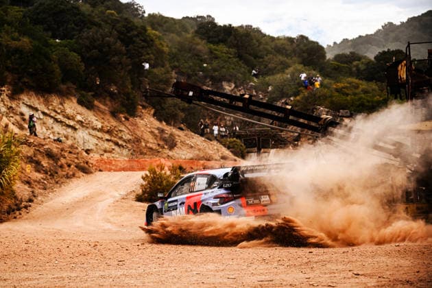 FIA WRC, Motorsport Rallye, WM Rally Italia Sardegna 2026 Thierry Neuville and co-driver Martijn Wydaeghe of the Hyundai Shell Mobis World Rally Team drive their Hyundai i20 N Rally1 during shakedown at the FIA World Rally Championship WRC Rally Italia Sardegna in Alghero, Sardinia, Italy, on October 1, 2026. Alghero Sardinia Italy Copyright: xLucaxBarsalix originalFilename:barsali-wrcrally261001_np1AR