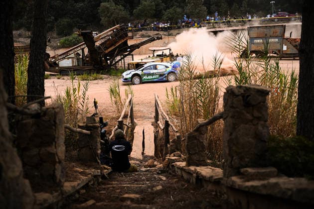 FIA WRC, Motorsport Rallye, WM Rally Italia Sardegna 2026 95 driver Jon Armstrong and co-driver Shane Byrne of the M Ford World Rally Team Ford Puma Rally1 face the shakedown during the FIA World Rally Championship WRC Rally Italia Sardegna 2026 in Alghero, Sardinia, Italy, on October 1, 2026. Alghero Sardinia Italy Copyright: xLucaxBarsalix originalFilename:barsali-wrcrally261001_np2mY