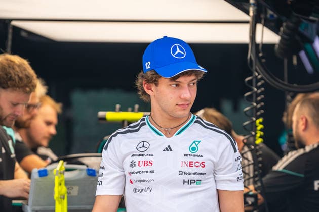 1st October 2026; Sepang IC, Kuala Lumpur, Malaysia; Formula 1, Bahrain Grand Prix, Arrival Day; Kimi Antonelli (12) of Italy and Mercedes-AMG PETRONAS Formula One Team DavidxAsh