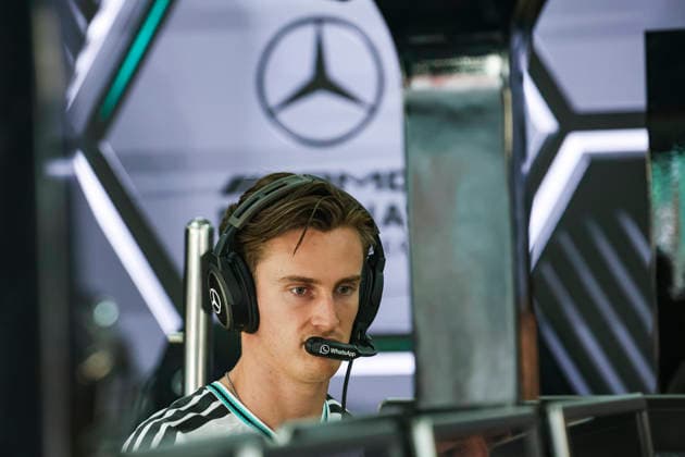 F1 - BAHRAIN GRAND PRIX IN MALAYSIA 2026 POURCHAIRE ThÃ o (fra), Development Driver of Mercedes AMG F1 Team, portrait during the 2026 Formula 1 Bahrain Grand Prix in Malaysia, 16th round of the 2026 Formula One World Championship, WM, Weltmeisterschaft from October 2 to 4, 2026 on the Sepang International Circuit, in Sepang, Malaysia - SepangMalaysia  Copyright: xXavixBonillax