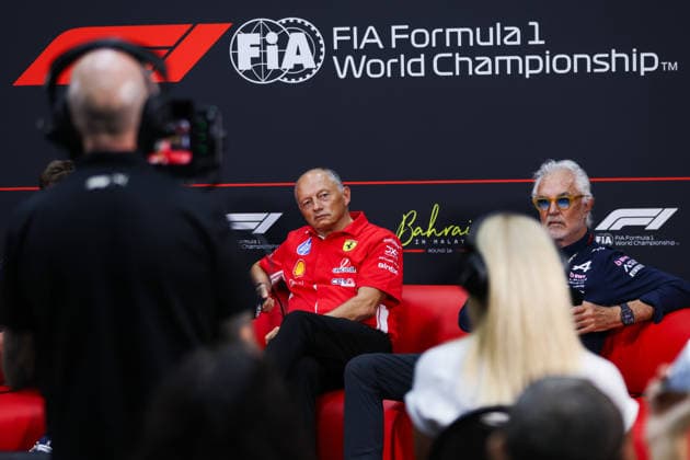 F1 - BAHRAIN GRAND PRIX IN MALAYSIA 2026 press conference, PK, Pressekonferenz VASSEUR FrÃ dÃ ric (fra), Team Principal & General Manager of the Scuderia Ferrari, portrait during the 2026 Formula 1 Bahrain Grand Prix in Malaysia, 16th round of the 2026 Formula One World Championship, WM, Weltmeisterschaft from October 2 to 4, 2026 on the Sepang International Circuit, in Sepang, Malaysia - SepangMalaysia  Copyright: xANTONINxVINCENTx
