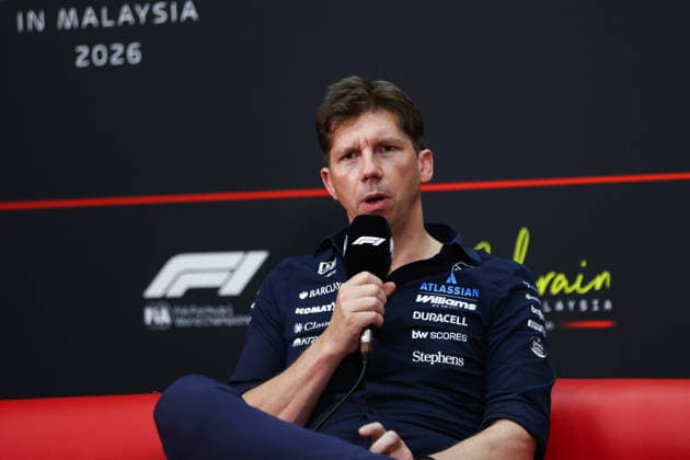 F1 - BAHRAIN GRAND PRIX IN MALAYSIA 2026 press conference, PK, Pressekonferenz VOWLES James, Team Principal of Williams F1 Team, portrait during the 2026 Formula 1 Bahrain Grand Prix in Malaysia, 16th round of the 2026 Formula One World Championship, WM, Weltmeisterschaft from October 2 to 4, 2026 on the Sepang International Circuit, in Sepang, Malaysia - SepangMalaysia  Copyright: xANTONINxVINCENTx