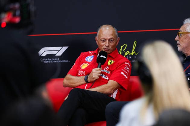 F1 - BAHRAIN GRAND PRIX IN MALAYSIA 2026 press conference, PK, Pressekonferenz VASSEUR FrÃ dÃ ric (fra), Team Principal & General Manager of the Scuderia Ferrari, portrait during the 2026 Formula 1 Bahrain Grand Prix in Malaysia, 16th round of the 2026 Formula One World Championship, WM, Weltmeisterschaft from October 2 to 4, 2026 on the Sepang International Circuit, in Sepang, Malaysia - SepangMalaysia  Copyright: xANTONINxVINCENTx