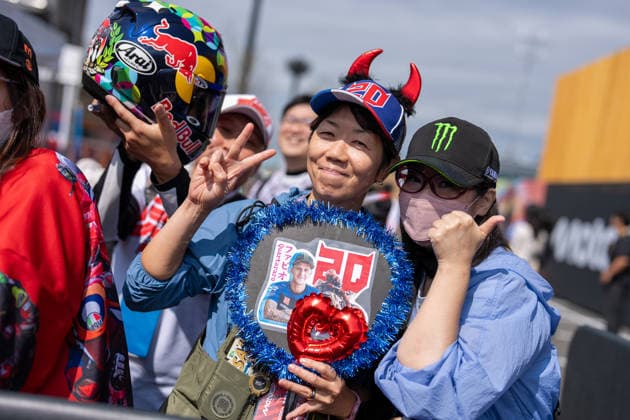MOTO - MOTO GP - GRAND PRIX OF JAPAN 2026 Fans of QUARTARARO Fabio (fra), Monster Energy Yamaha MotoGP Team, Yamaha YZR-M1, portrait during the 2026 MotoGP Motul Grand Prix of Japan on the Twin Ring Motegi Circuit from October 2 to 4th, At Motegi, Japan - MotegiJapan  Copyright: xGIGIxSOLDANOx