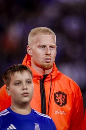 THESSALONIKI , 01-10-2026 , Toumba Stadium , season 2026 2027 , UEFA Nations League football , match between Greece and The Netherlands. picture shows Netherlands player Mexx Meerdink Greece - Netherlands x207804998x Copyright: