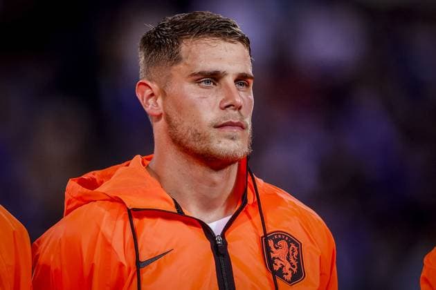 THESSALONIKI , 01-10-2026 , Toumba Stadium , season 2026 2027 , UEFA Nations League football , match between Greece and The Netherlands. picture shows Netherlands player Micky van de Ven Greece - Netherlands x207805009x Copyright: