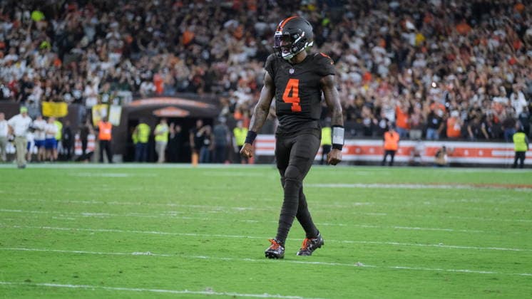 Oct 01, 2026; Deshaun Watson 4 during the Pittsburgh Steelers vs Cleveland Browns game in Cleveland, OH, USA; at Huntington Bank Field. Mandatory Credit: -Cal Media Cleveland USA - ZUMAcp5_ 20261001_faf_cp5_020 Copyright: xJasonxPohuskix