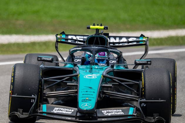 2nd October 2026; Sepang IC, Kuala Lumpur, Malaysia; Formula 1, Bahrain Grand Prix, Free Practice Day; Kimi Antonelli (12) of Italy and Mercedes-AMG PETRONAS Formula One Team DavidxAsh