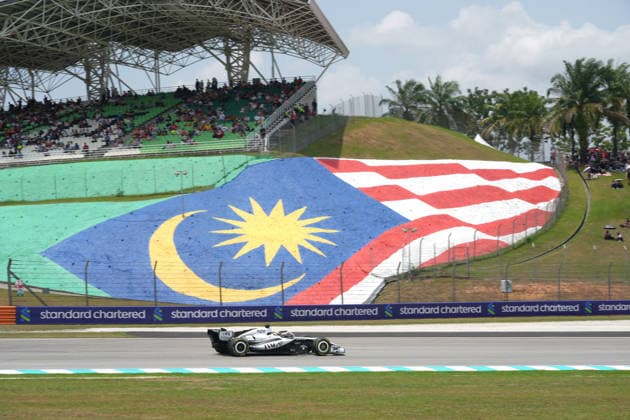 October 2, 2026, Sepang International Circuit, Kuala Lumpur, 2026 Formula 1 Gulf Air Bahrain Grand Prix, Sergio Perez (Mexico), Cadillac Formula 1 Team. Photo by Hasan Bratic, DeFodi Images