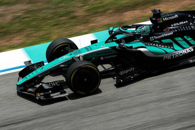 F1 - BAHRAIN GRAND PRIX IN MALAYSIA 2026 63 RUSSELL George (gbr), Mercedes AMG F1 Team W17, actionduring the 2026 Formula 1 Bahrain Grand Prix in Malaysia, 16th round of the 2026 Formula One World Championship, WM, Weltmeisterschaft from October 2 to 4, 2026 on the Sepang International Circuit, in Sepang, Malaysia - SepangMalaysia  Copyright: xEricxAlonsox