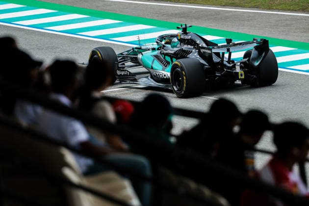 F1 - BAHRAIN GRAND PRIX IN MALAYSIA 2026 63 RUSSELL George (gbr), Mercedes AMG F1 Team W17, action during the 2026 Formula 1 Bahrain Grand Prix in Malaysia, 16th round of the 2026 Formula One World Championship, WM, Weltmeisterschaft from October 2 to 4, 2026 on the Sepang International Circuit, in Sepang, Malaysia - SepangMalaysia Copyright: xEricxAlonsox