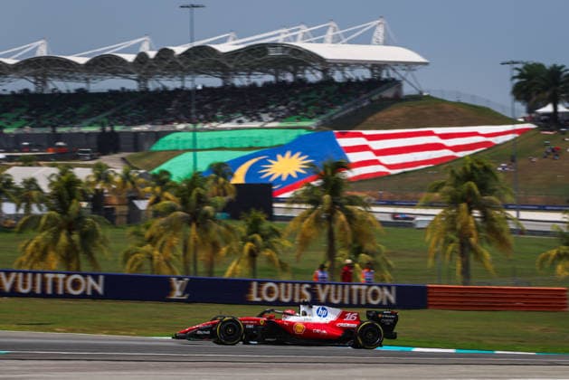 F1 - BAHRAIN GRAND PRIX IN MALAYSIA 2026 16 LECLERC Charles (mco), Scuderia Ferrari SF-26, action during the 2026 Formula 1 Bahrain Grand Prix in Malaysia, 16th round of the 2026 Formula One World Championship, WM, Weltmeisterschaft from October 2 to 4, 2026 on the Sepang International Circuit, in Sepang, Malaysia - SepangMalaysia  Copyright: xANTONINxVINCENTx