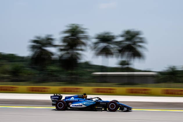 F1 - BAHRAIN GRAND PRIX IN MALAYSIA 2026 23 ALBON Alexander (tha), Williams F1 Team FW48, action during the 2026 Formula 1 Bahrain Grand Prix in Malaysia, 16th round of the 2026 Formula One World Championship, WM, Weltmeisterschaft from October 2 to 4, 2026 on the Sepang International Circuit, in Sepang, Malaysia - SepangMalaysia Copyright: xALBERTOxVIMERCATIx