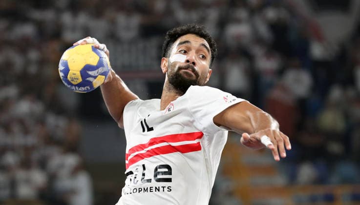 Handball - 2026 IHF Men s Handball Club World Championship, WM, Weltmeisterschaft in Egypt Hassan Kaddah, of Al Ahly in action during the 2026 IHF Men s Handball Club World Championship bronze medal match Zamalek Club against Al Ahly SC in the New Administrative Capital, Egypt on October 01 2026. New Administrative Capital EGYPT Copyright: xMatrixxImages KhaledxElfiqix
