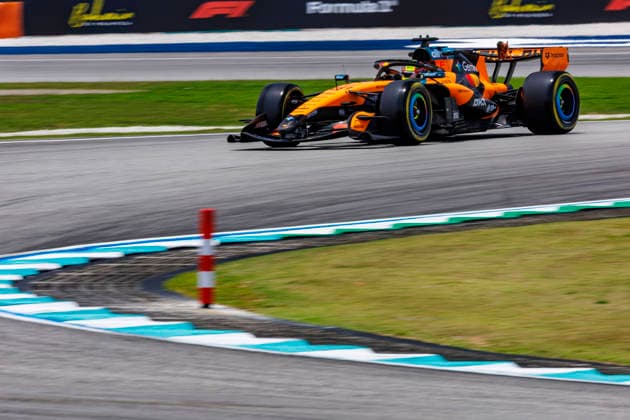 RECORD DATE NOT STATED 2nd October 2026; Sepang IC, Kuala Lumpur, Malaysia; Formula 1, Bahrain Grand Prix, Free Practice Day; Oscar Piastri (81) of Australia and McLaren Mastercard F1 Team during free practice 1 at the Bahrain Grand Prix StephenxBlackberry