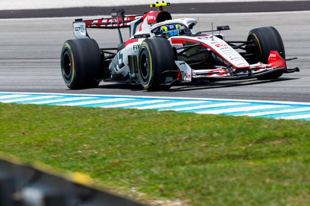 RECORD DATE NOT STATED 2nd October 2026; Sepang IC, Kuala Lumpur, Malaysia; Formula 1, Bahrain Grand Prix, Free Practice Day; Oliver Bearman (87) of Great Britain and TGR Haas F1 Team during free practice 1 at the Bahrain Grand Prix StephenxBlackberry