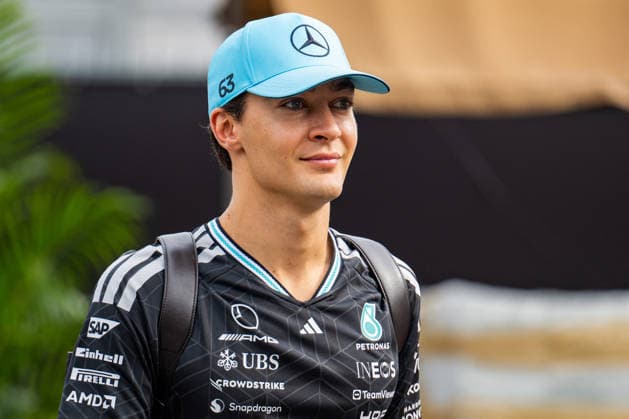 MOTORSPORTS - Formula 1 - 2026 Gulf Air Bahrain Grand Prix in Malaysia - Round 16 of 23 - Sepang International Circuit, Sepang, Malaysia Photo by IPA ABACAPRESS.COM89209403 - George Russell (GBR) - Mercedes-AMG PETRONAS F1 Team on Friday of the 2026 Formula 1 Gulf Air Bahrain Grand Prix in Malaysia at the Sepang International Circuit in Sepang, Malaysia. Round 16 of 23 of the 2026 FIA Formula One World Championship, WM, Weltmeisterschaft held October 2–4, 2026. The race was moved from Bahrain to Malaysia and held at the Sepang International Circuit during the 2026 Formula 1 Gulf Air Bahrain Grand Prix in Malaysia—Round 16 of 23—at the Sepang International Circuit in Sepang, Malaysia, as part of the Formula 1 Championship on October 2, 2026. Copyright: xIPAxSport ABACAx