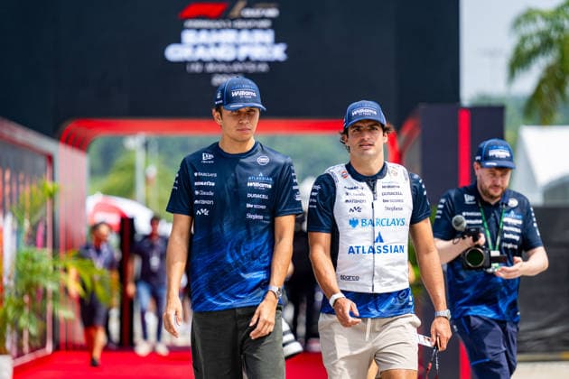 MOTORSPORTS - Formula 1 - 2026 Gulf Air Bahrain Grand Prix in Malaysia - Round 16 of 23 - Sepang International Circuit, Sepang, Malaysia Photo by IPA ABACAPRESS.COM89209397 - Alexander Albon (THA) and Carlos Sainz Jr. (ESP) of the Atlassian Williams F1 Team on Friday during the 2026 Formula 1 Gulf Air Bahrain Grand Prix in Malaysia at the Sepang International Circuit in Sepang, Malaysia. Round 16 of 23 of the 2026 FIA Formula One World Championship, WM, Weltmeisterschaft held October 2–4, 2026. The race was moved from Bahrain to Malaysia and held at the Sepang International Circuit during the 2026 Formula 1 Gulf Air Bahrain Grand Prix in Malaysia—Round 16 of 23—at the Sepang International Circuit in Sepang, Malaysia, as part of the Formula 1 Championship on October 2, 2026. Copyright: xIPAxSport ABACAx
