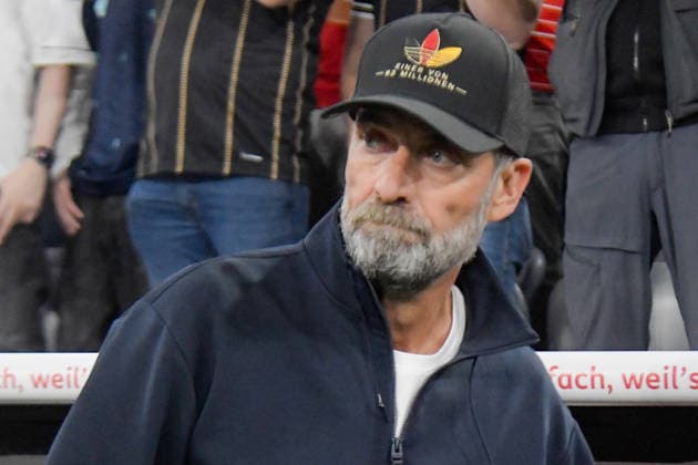 Jürgen Klopp, Germany Coach, Facial Expressions, Strong Facial Expression, Emotion, October 1, 2026 ¢ Soccer ¢ Nations League ¢ Germany vs. Serbia, Allianz Arena, Munich, Bavaria, Germany Copyright: xpepphotox xHorstxMauelshagenx pep00321, pep_20261001_hm